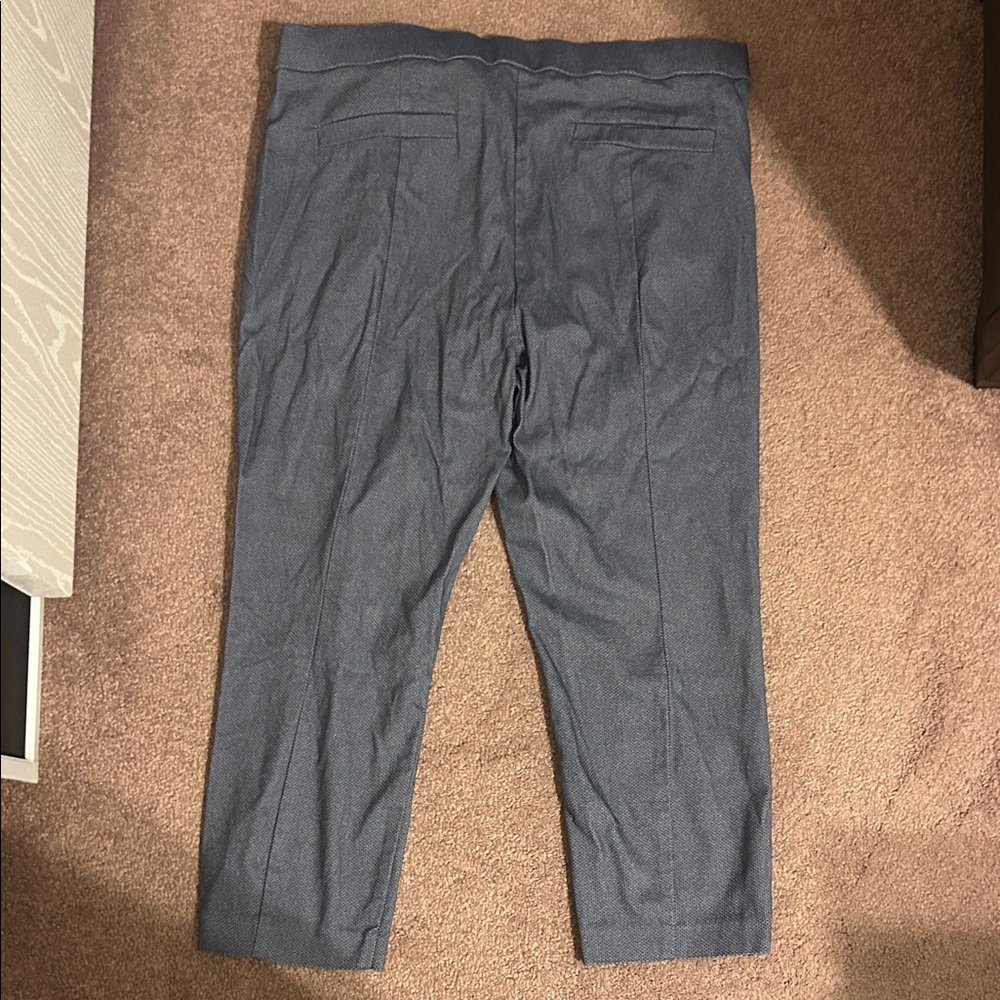Elle chambray print capris - Picture 4 of 4